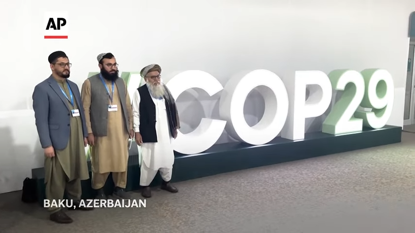 a-convite-da-onu,-taliba-participa-de-conferencia-sobre-clima-no-azerbaijao