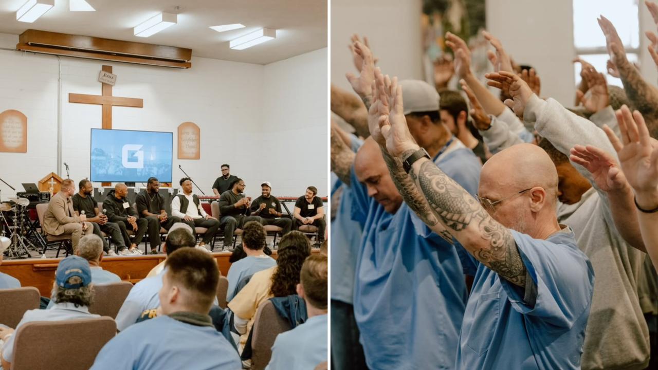 jogadores-da-nfl-pregam-em-prisao-e-levam-mais-30-detentos-a-jesus