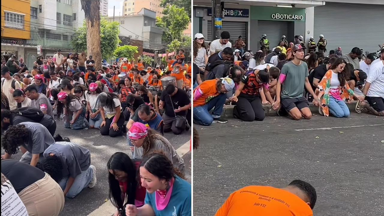 centenas-de-jovens-oram-de-joelhos-em-meio-ao-carnaval-de-bh